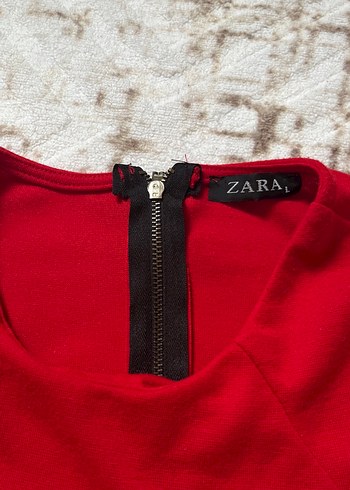 Kırmızı Uzun Kollu Midi Triko Elbise - Görsel 2