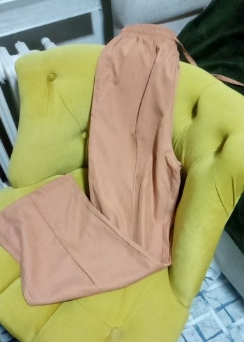 Bej Kadın Uzun Kumaş Pantolon