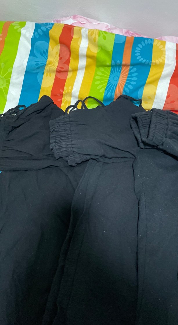 4 lü fiyatı 2 salaş pantolon s beden bir esortman takımı - Görsel 2