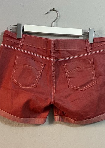 Dolce Gabbana Vintage Kırmızı Mini Şort - Görsel 4