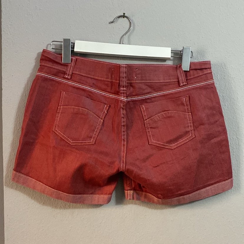 Dolce Gabbana Vintage Kırmızı Mini Şort - Görsel 4