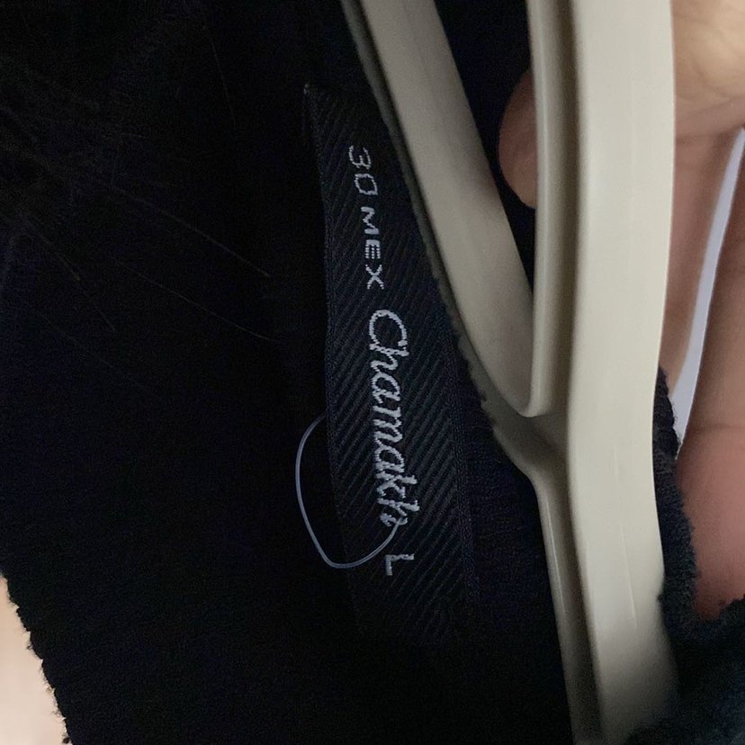 Uzun Kollu Siyah Transparan Bluz - Görsel 4