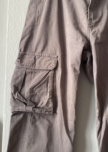 Pull and Bear Pull&Bear füme rengi kargo pantolon
