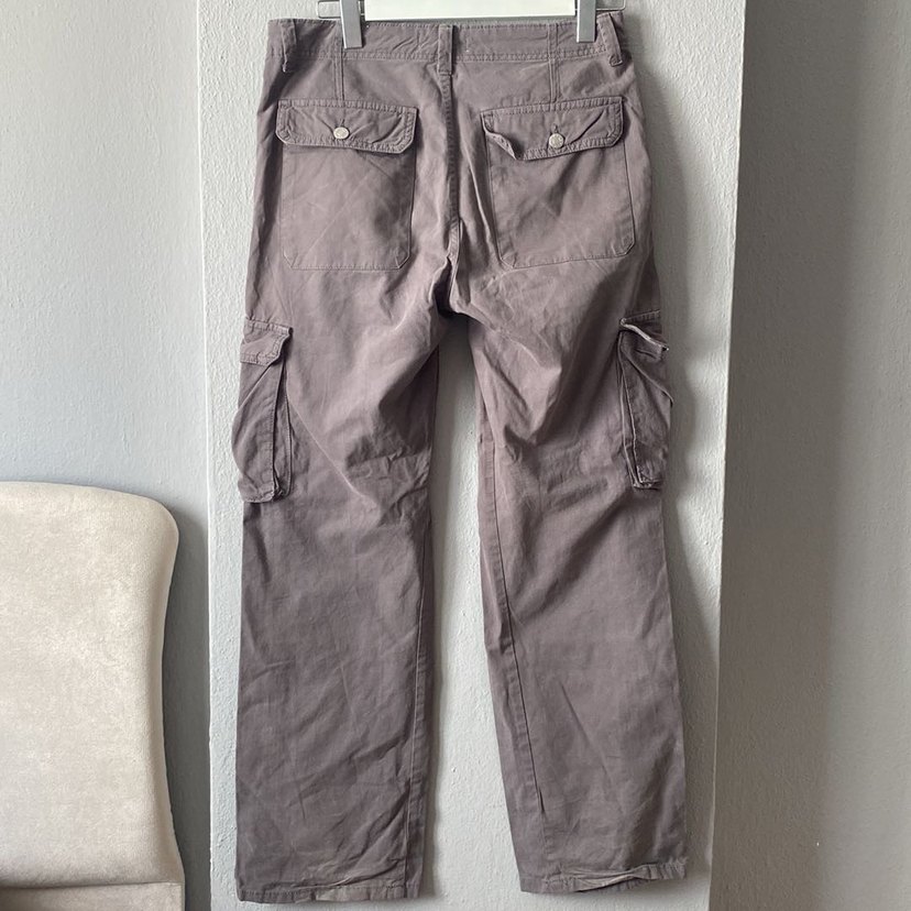 Pull&Bear füme rengi kargo pantolon - Görsel 4