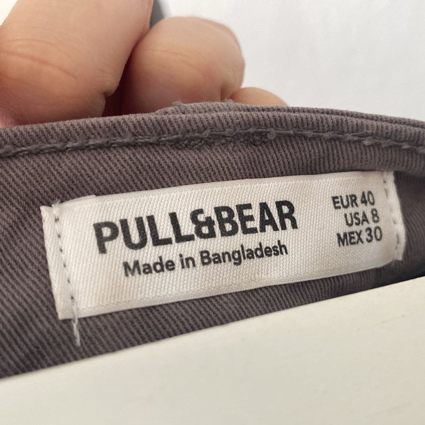 Pull&Bear füme rengi kargo pantolon - Görsel 5