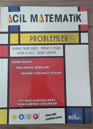 ACİL MATEMATİK PROBLEMLER