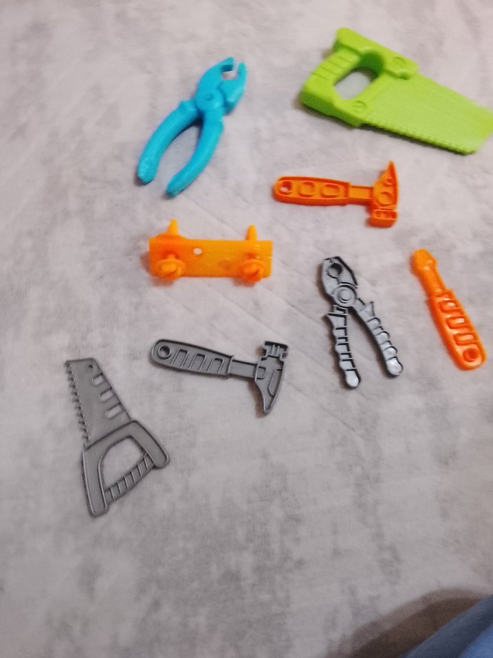 Renkli Plastik Eğitim Araç Seti - Görsel 2