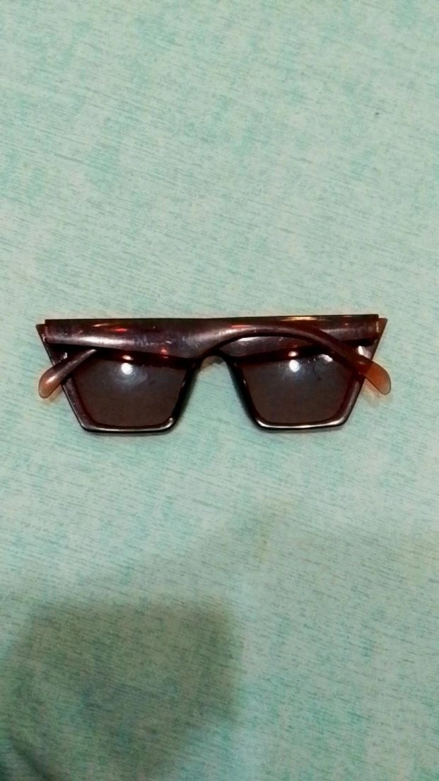 Retro Tarz Kahverengi Kadın Güneş Gözlüğü - Görsel 5