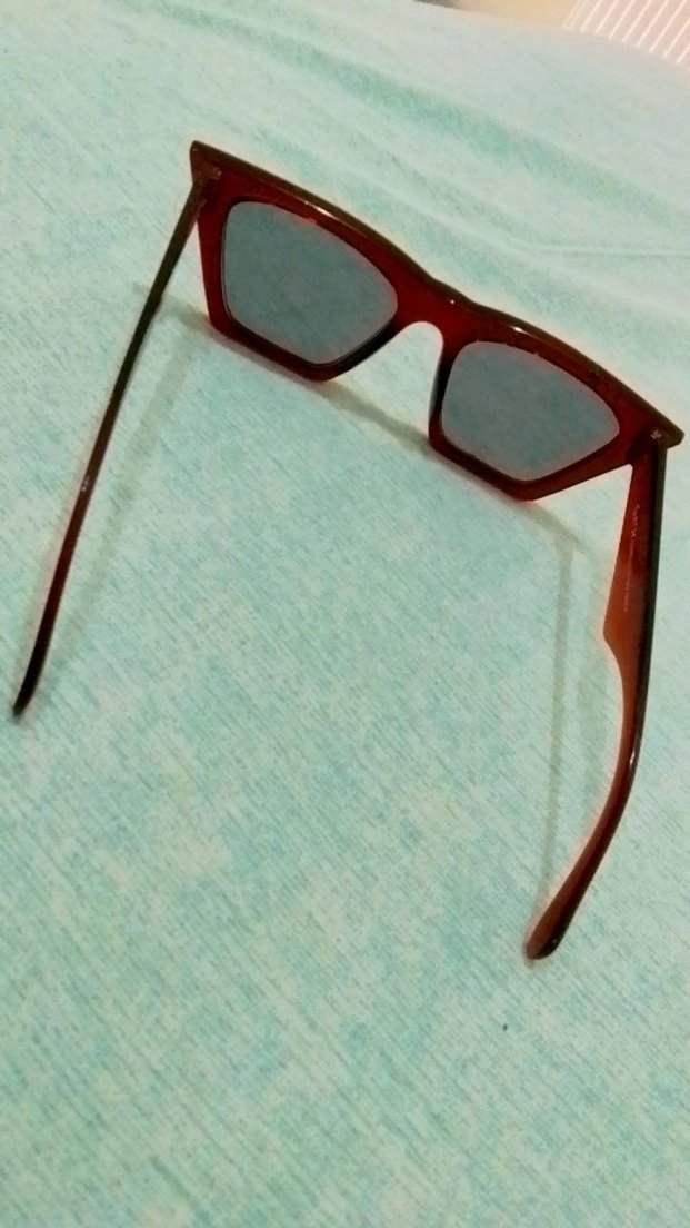 Retro Tarz Kahverengi Kadın Güneş Gözlüğü - Görsel 3