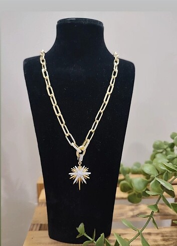 Xuping 14k renk kuyumcu modelkolye 