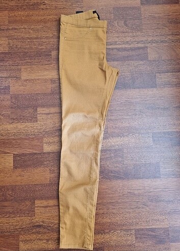 H&M Markalı Hardal Rengi Pantolon - Görsel 2