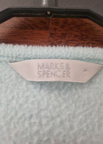 Nakışlı Turkuaz Kadın Polar Sabahlık Ceket - Görsel 4