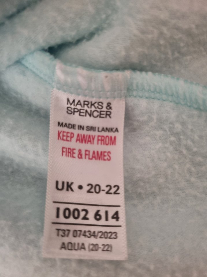 Nakışlı Turkuaz Kadın Polar Sabahlık Ceket - Görsel 5