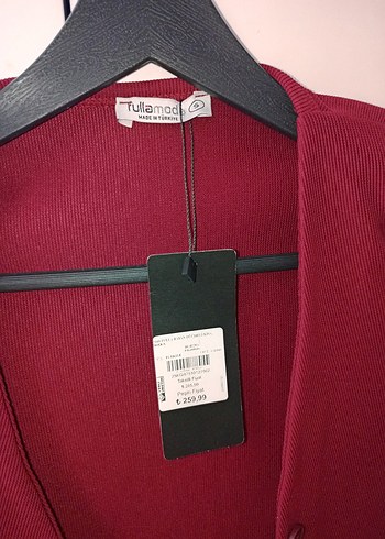 s Beden Bordo Düğmeli Kısa Blazer Ceket