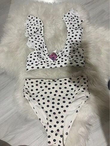 s Beden defacto marka puantiyeli bikini takımı