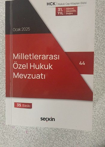 Milletlerarası Özel Hukuk Mevzuatı Ocak 2025