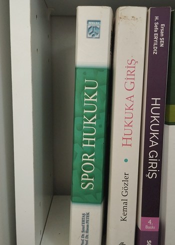 muhtelif hukuk kitapları