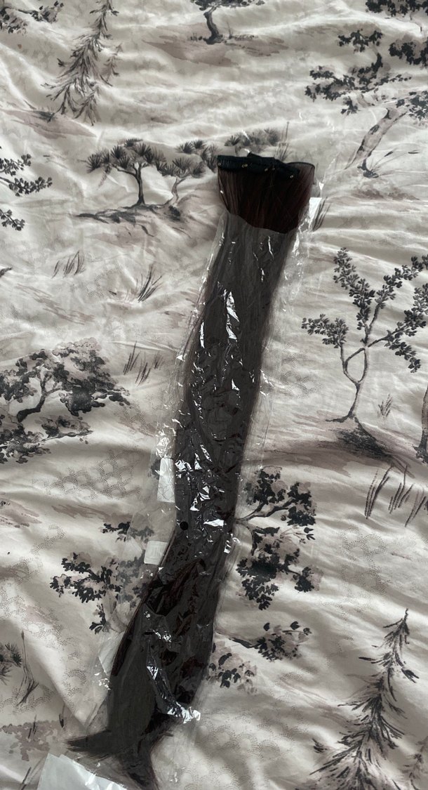 Kahverengi cıtcıt saç sentetik - Görsel 3