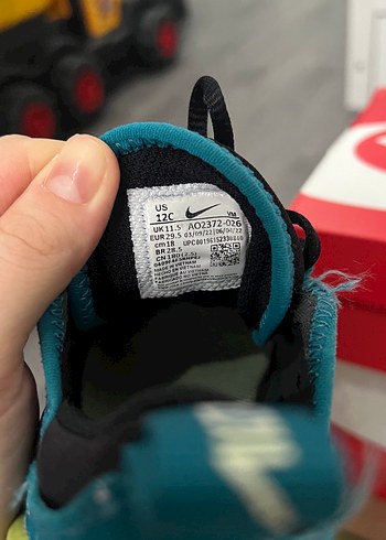 Nike Kids Erkek Çocuk Siyah Çok Renkli Bağcıklı Spor Ayakkabı