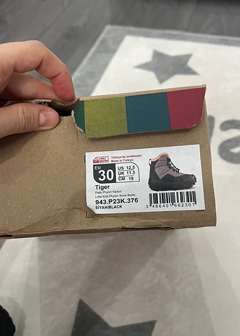 Vicco Gri Kürklü Erkek Çocuk Botu