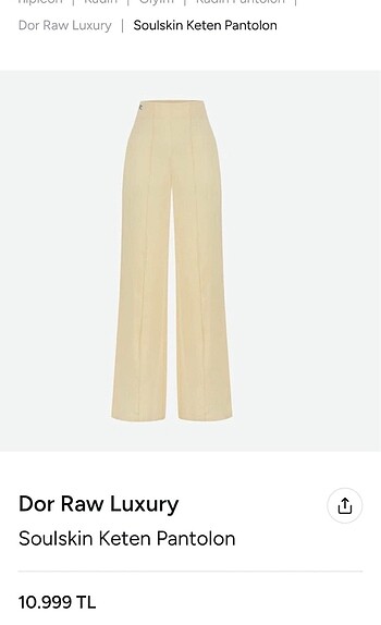 Dor Raw Luxury Pantolon