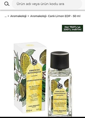  Beden Yves Rocher Kadın Parfüm 