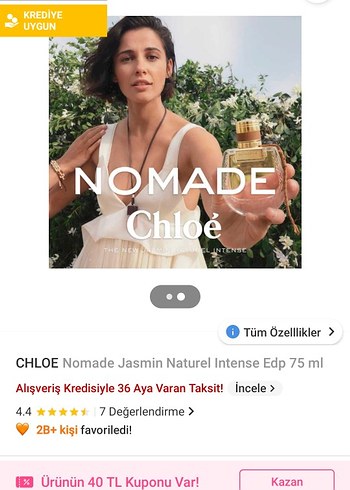 Sephora Chloé Nomade Jasmin Naturel Intense