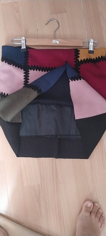 Patchwork Güderi Etek - Görsel 5