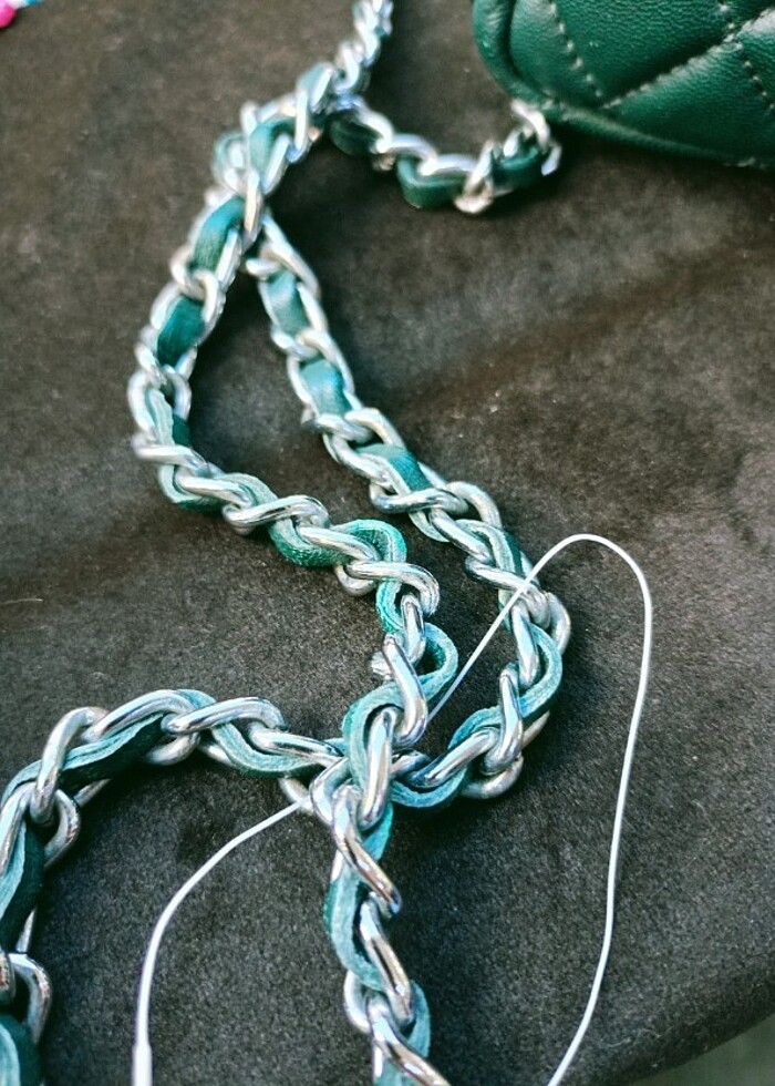 Hakiki Deri Bayan Kol çanta - Görsel 3