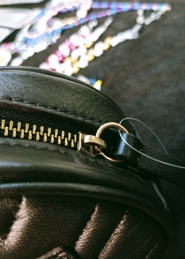 Hakiki deri bel çantası - Görsel 4