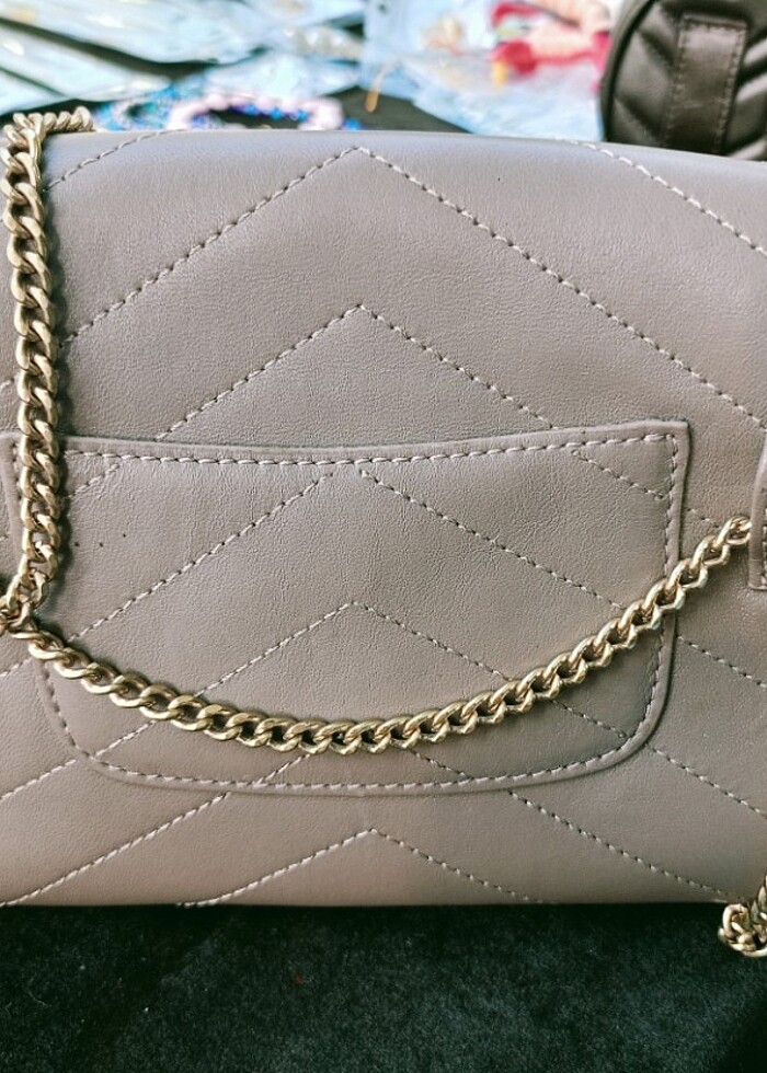 Hakiki deri bayan kol çantası - Görsel 3