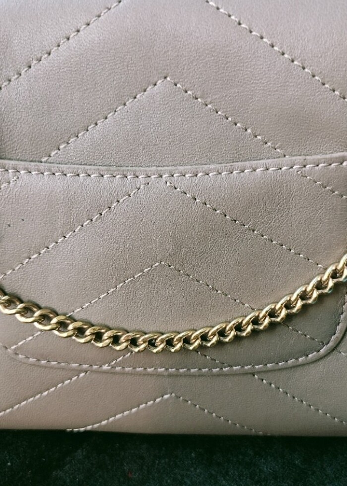 Hakiki deri bayan kol çantası - Görsel 4