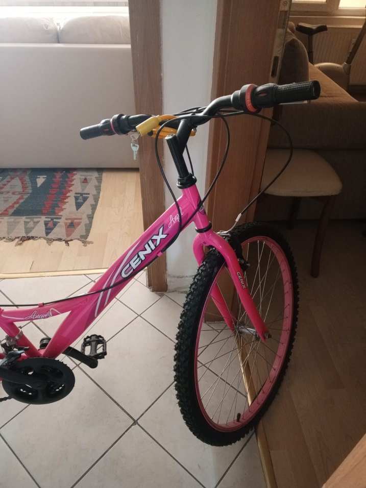 Pembe Renkli Üç Tekerlekli Bisiklet - Görsel 2