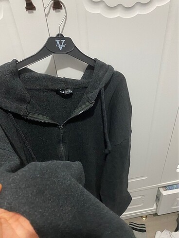 xl Beden Trendyolmilla kapişonlu fermuarlı sweat