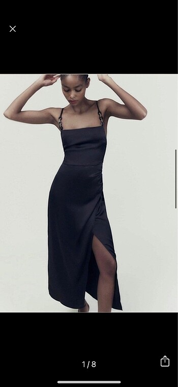 Zara Saten Elbise