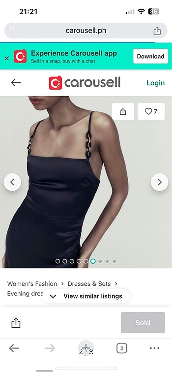 Zara Zara Saten Elbise