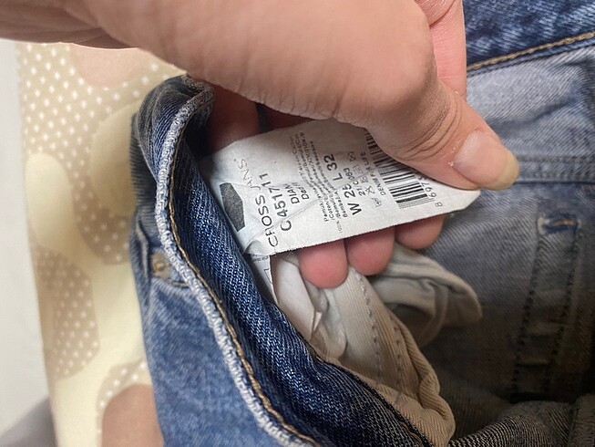 32 Beden mavi Renk Cross jean kadın pantolon