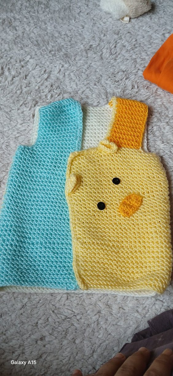 Renkli Nakışlı Bebek yelegi - Görsel 3