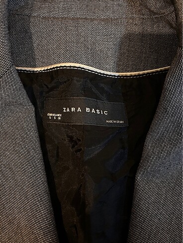 s Beden gri Renk Zara blazer ceket