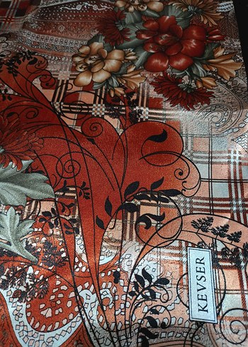 kadın eşarp kahverengi sıfır. - Görsel 2