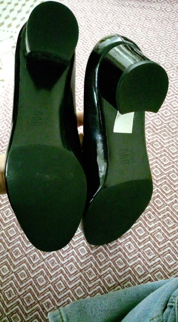 Siyah Tokalı Modern Klasik Topuklu Ayakkabı - Görsel 3