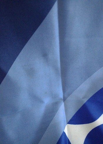 Kadın Lacivert Desenli eşarp - Görsel 4