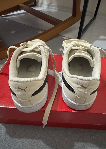 Puma krem spor ayakkabı - Görsel 2