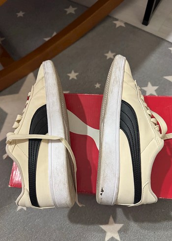 Puma krem spor ayakkabı - Görsel 3