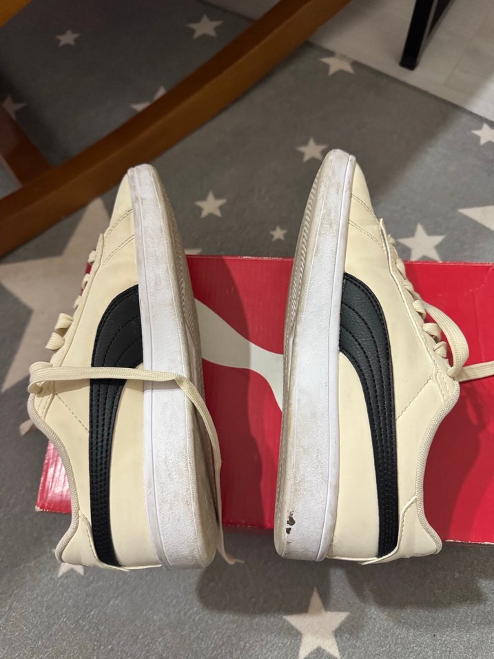 Puma krem spor ayakkabı - Görsel 3