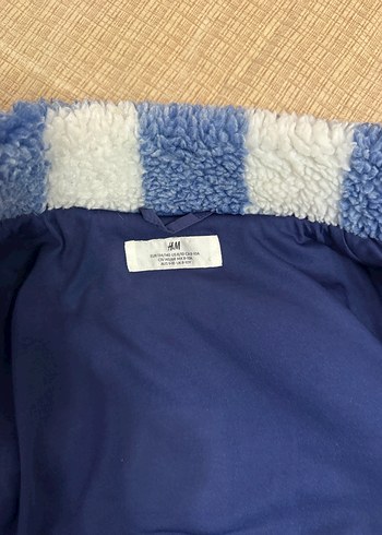 H&M astarlı çocuk peluş mont - Görsel 3