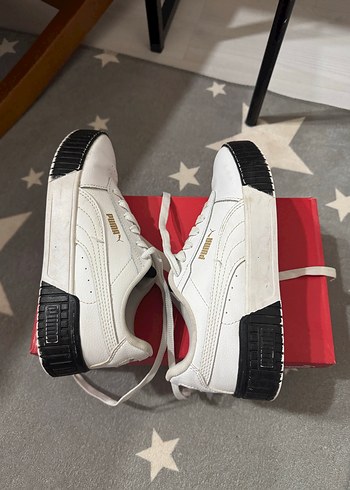 Puma beyaz spor ayakkabı - Görsel 4