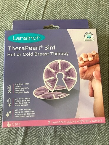 Lansinoh TheraPearl 3in1 sıcak soğuk terapi