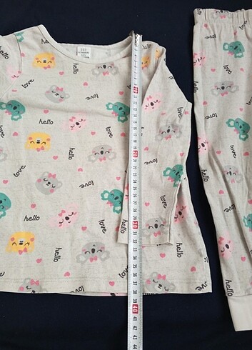 24-36 Ay Beden Kız çocuk pijama takımı