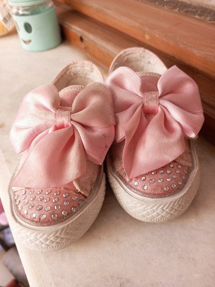 Kız Çocuk Pembe Fiyonk Detaylı Özel Gün Ayakkabısı - Görsel 5